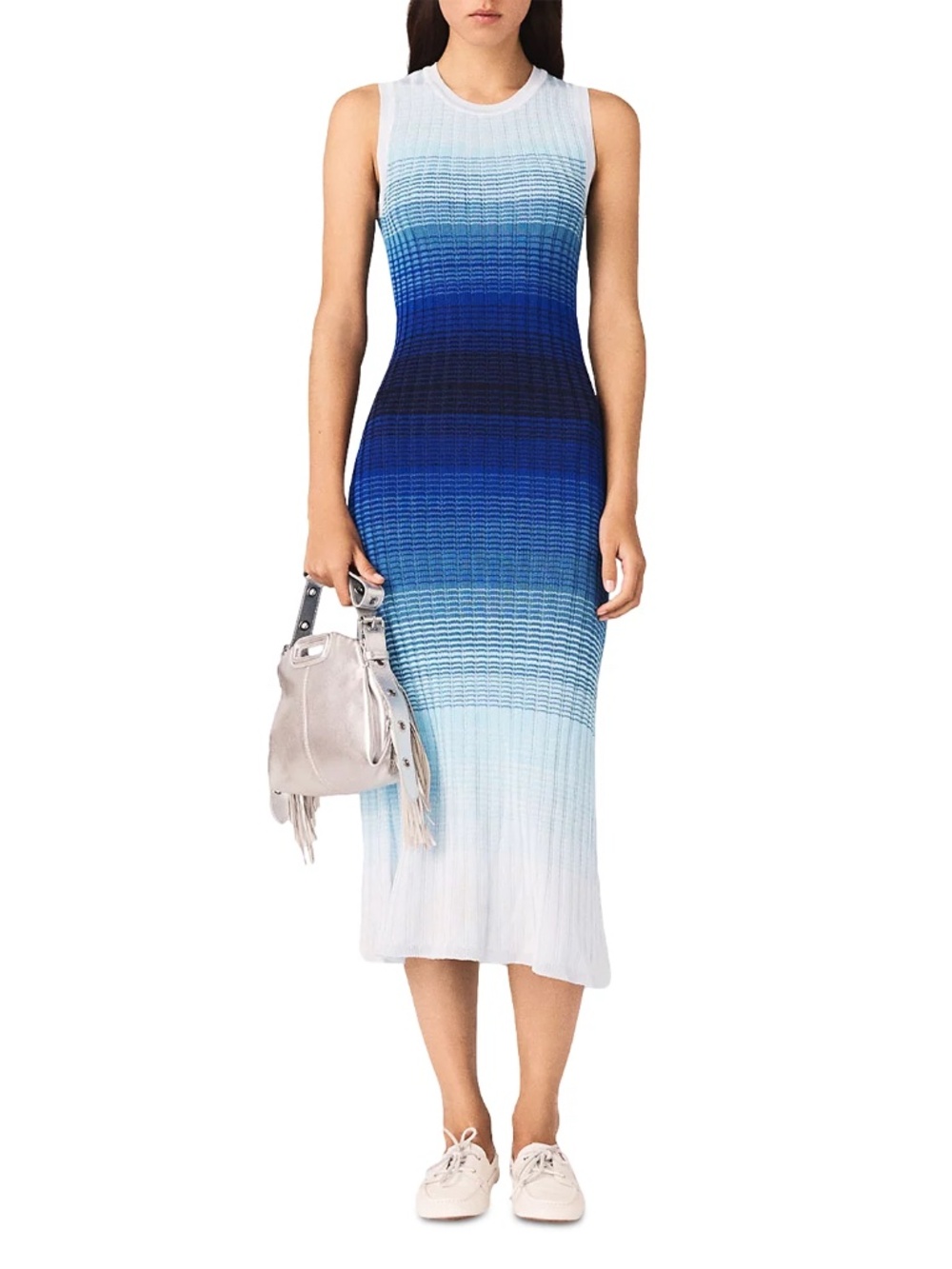 Rirano Ombré Knit Maxi Dress
